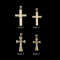 10K Cross YG Pendant