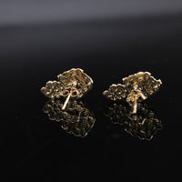 10K NUGGET 2.1g YG Earring