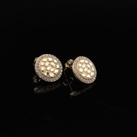 10K Studs Round 2.2g YG Earring