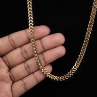 14K Franco 28.7g YG Chain 28in