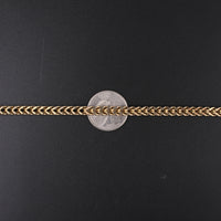 14K Franco 28.7g YG Chain 28in