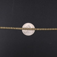 14K Ice 24.42g YG Chain 24in