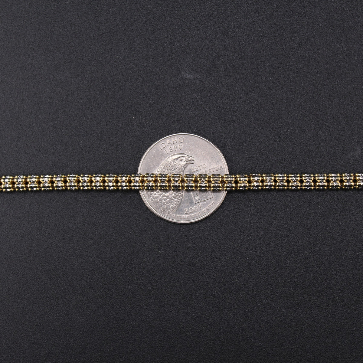 14K Ice 31.14g YG Chain 24.5in