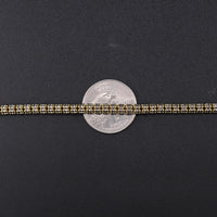 14K Ice 31.14g YG Chain 24.5in