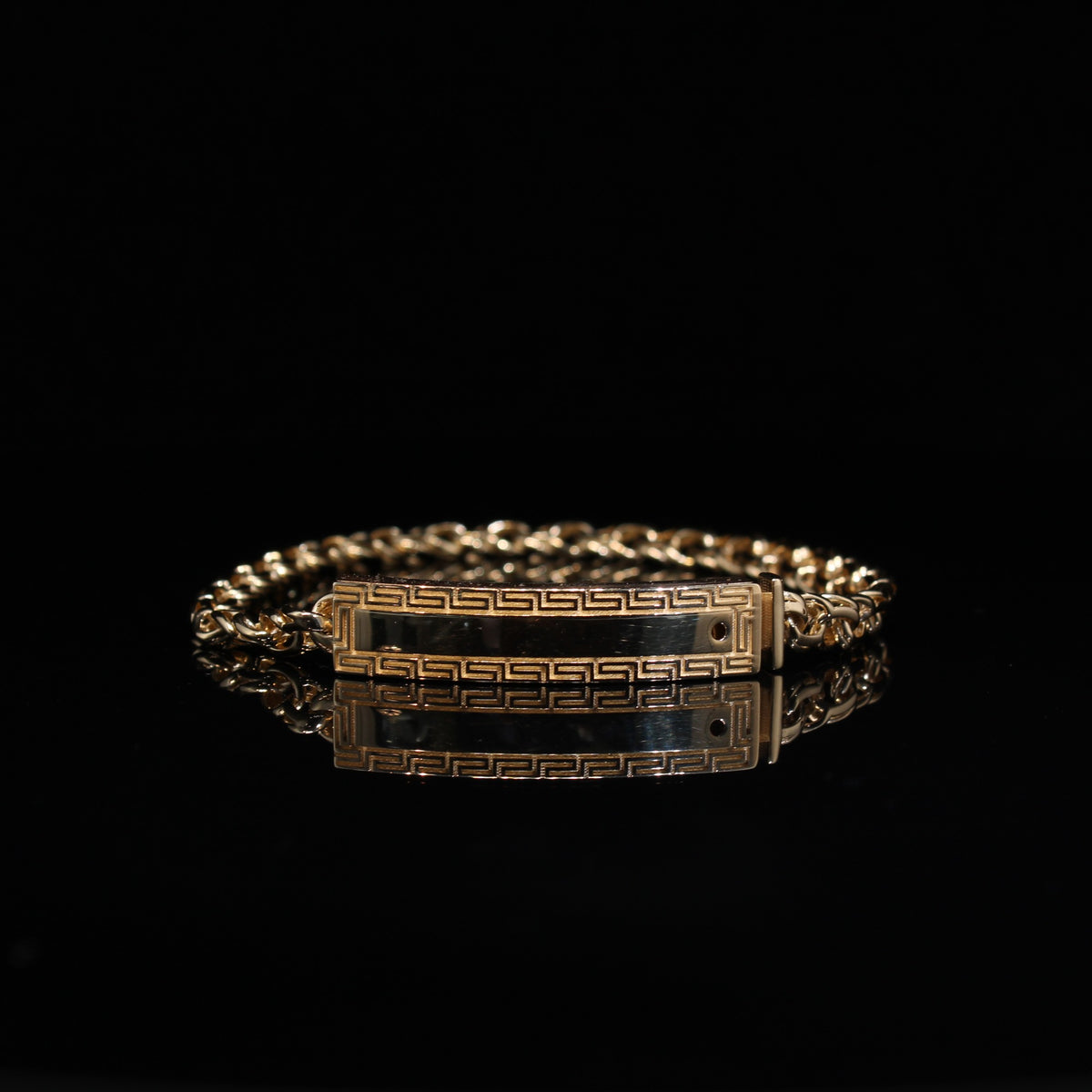 10K Chino 10.4g YG Bracelet 8in 6mm