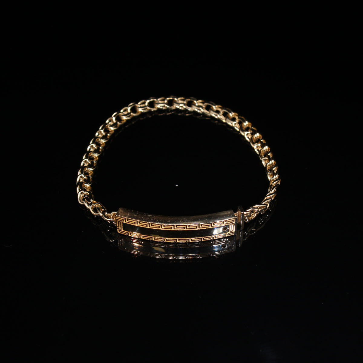 10K Chino 10.4g YG Bracelet 8in 6mm