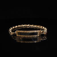 10K Chino 13.9g YG Bracelet 9in 7mm