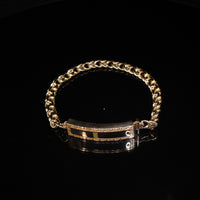 10K Chino 13.9g YG Bracelet 9in 7mm