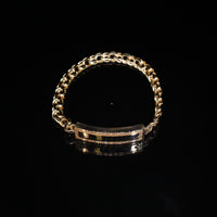 10K Chino 14.1g YG Bracelet 8.5in 7.5mm