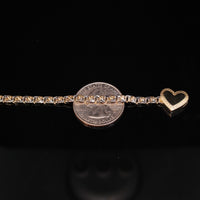 10K 1CTW Diamond Heart Ring 4.4g YG