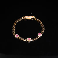 10K 8.8g YG Bracelet 7.5in