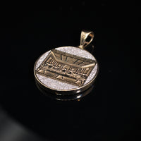 10K 0.5CTW Diamond Religious 9g Pendant YG