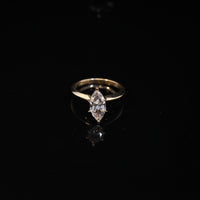 14K 1.5CTW Lab Lab Diamond 2.8g Ring YG