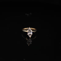 14K 1.5CTW Lab Lab Diamond 2.8g Ring YG