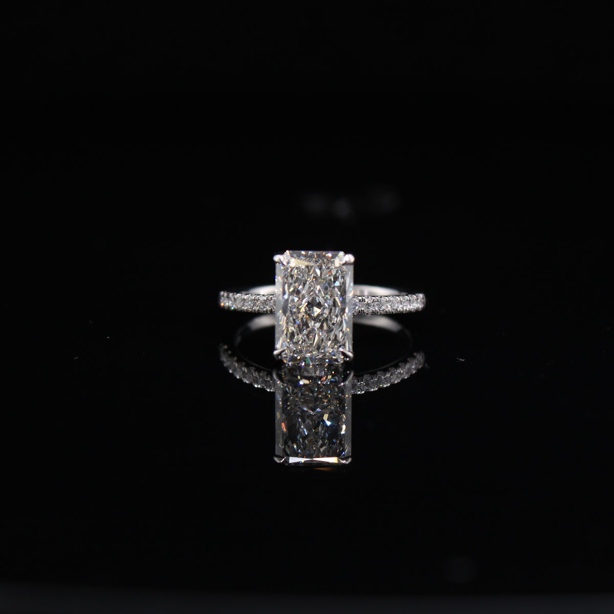 14K 3.25CTW Lab Lab Diamond Other Womens 3.1g Ring WG