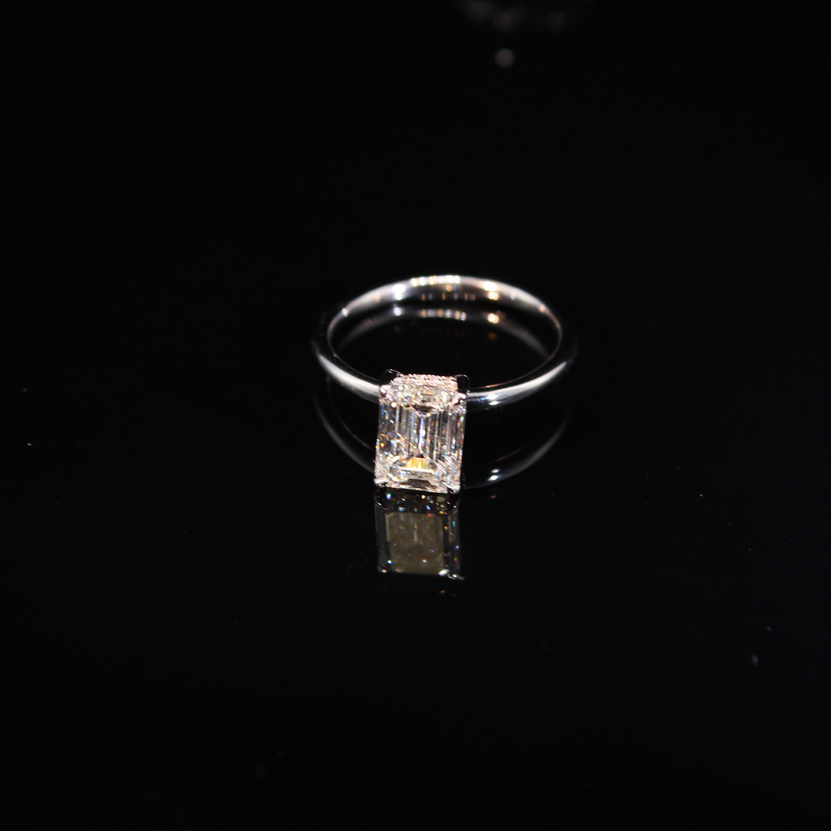 14K 2.07CTW Lab Lab Diamond 2.5g Ring WG