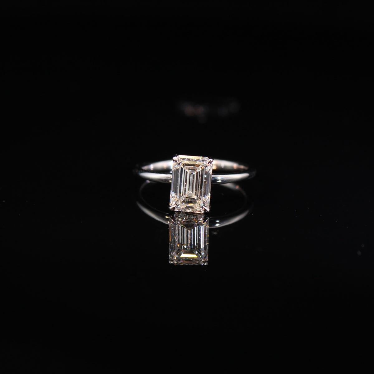 14K 2.07CTW Lab Lab Diamond 2.5g Ring WG