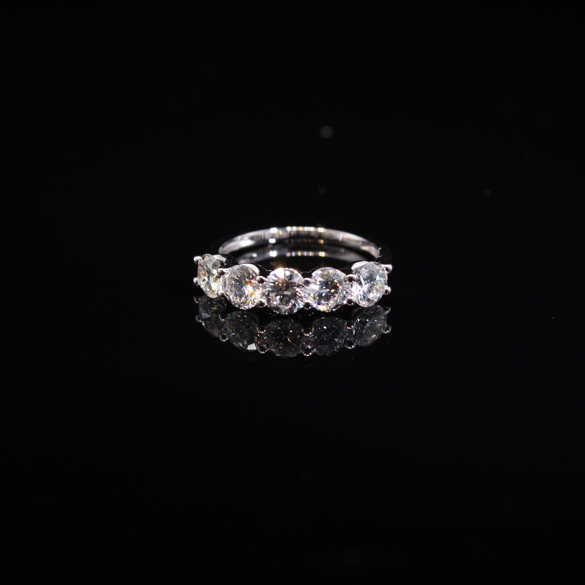 14K 2CTW Diamond 2.3g Ring WG
