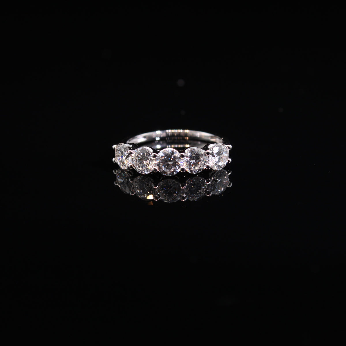14K 2CTW Diamond 2.3g Ring WG