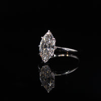 14K 2.07CTW Lab Lab Diamond 2.5g Ring WG