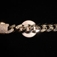 14K Monaco 17.8g YG Bracelet 8in 13mm