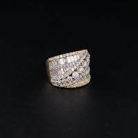 14K Gold Diamond Womens Ring