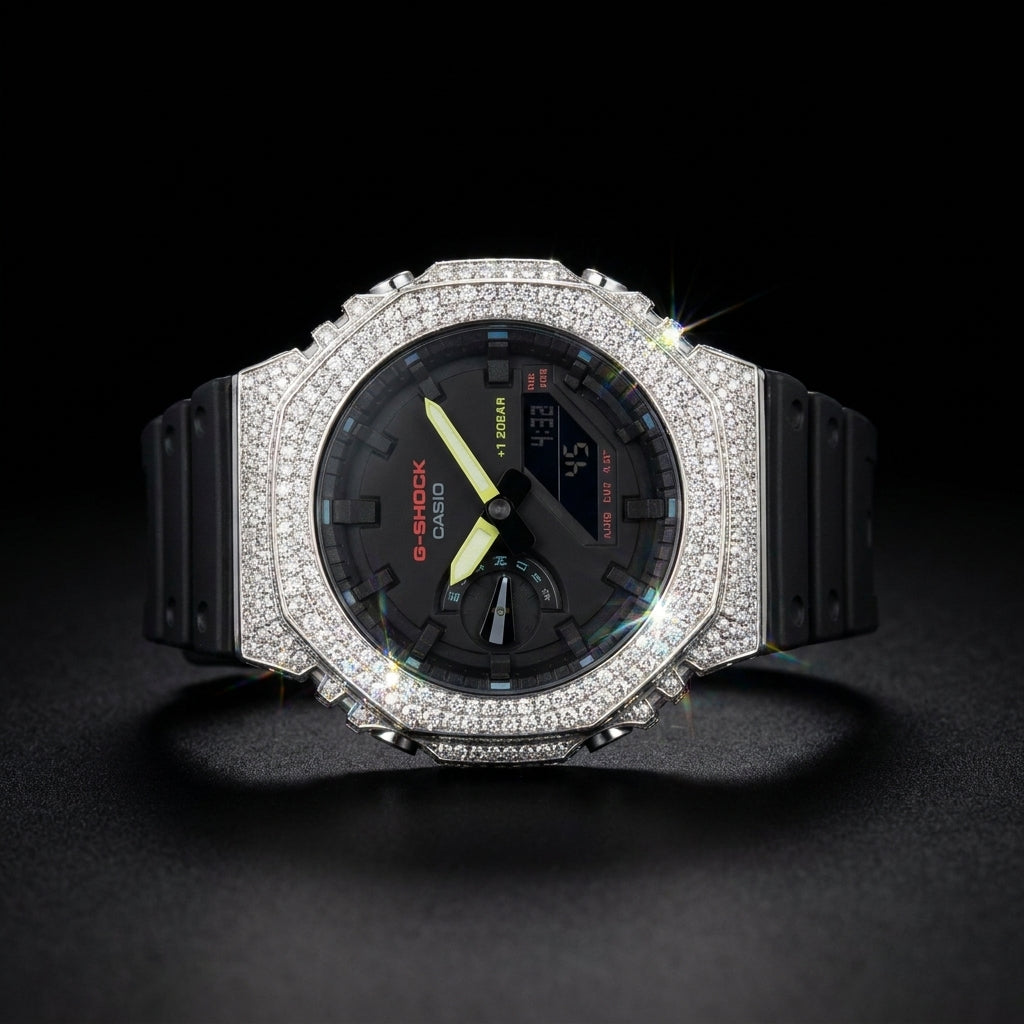 Diamond Iced Out G-Shock Watch