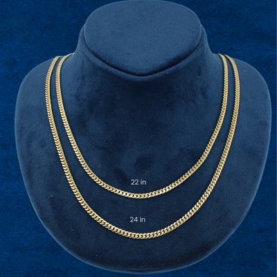 14K Solid Miami Cuban Chains