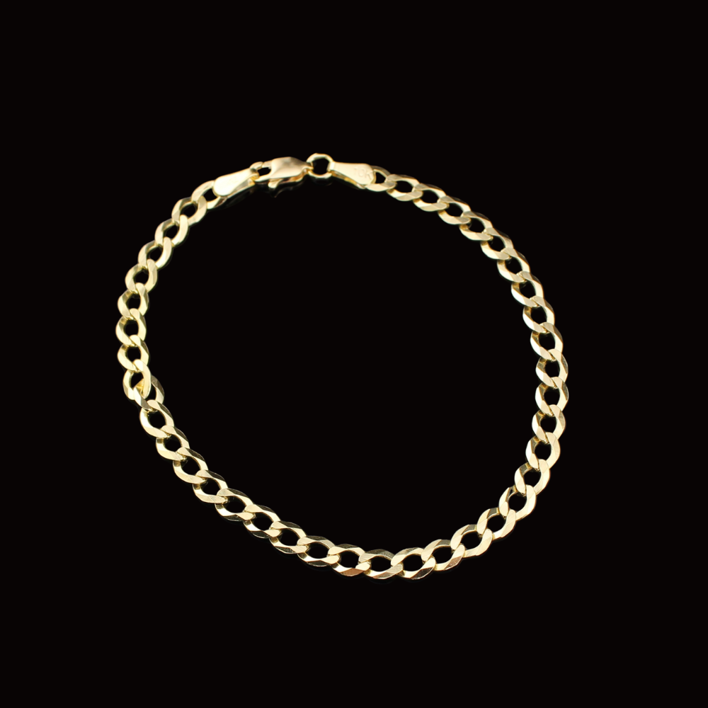 Real 10K Gold Cuban Bracelet