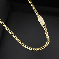 Real 14K Gold 4.5mm Royal Miami Cuban Chain