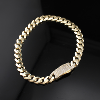 Pulseras Cubanas Reales de Oro de 10K y 6.5mm