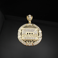 Real 10K Gold Last Supper Pendant