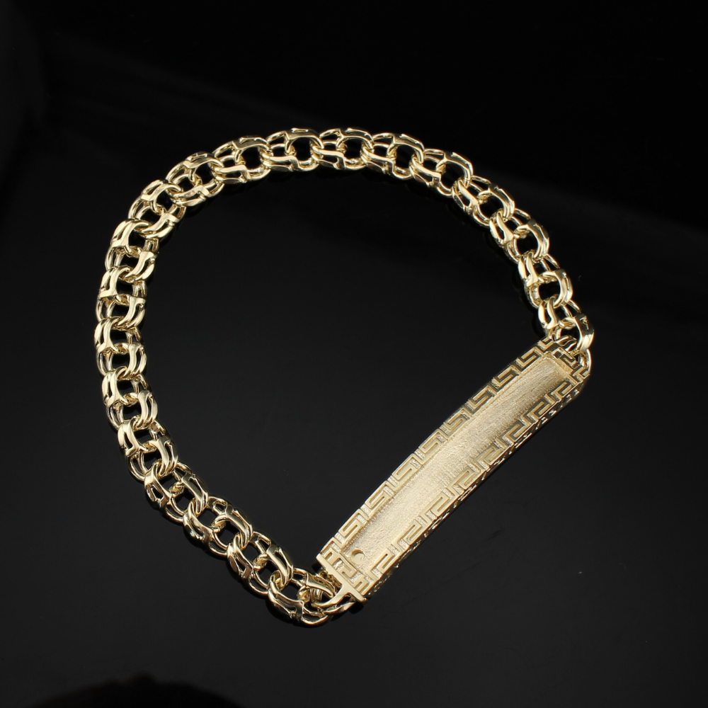 Real 10K Gold Chino Bracelet