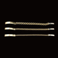 Pulsera de Oro de 10K auténtico Chino ID para Damas/Bebé