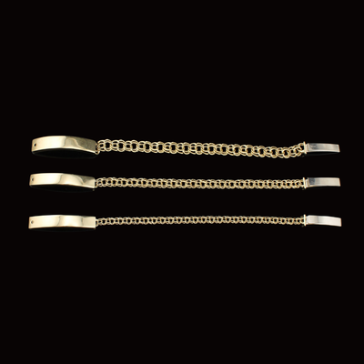 10k Gold Chino ID Ladies/Baby Bracelet