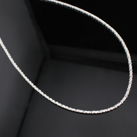 Real 10K Gold Diamond Tennis Chain