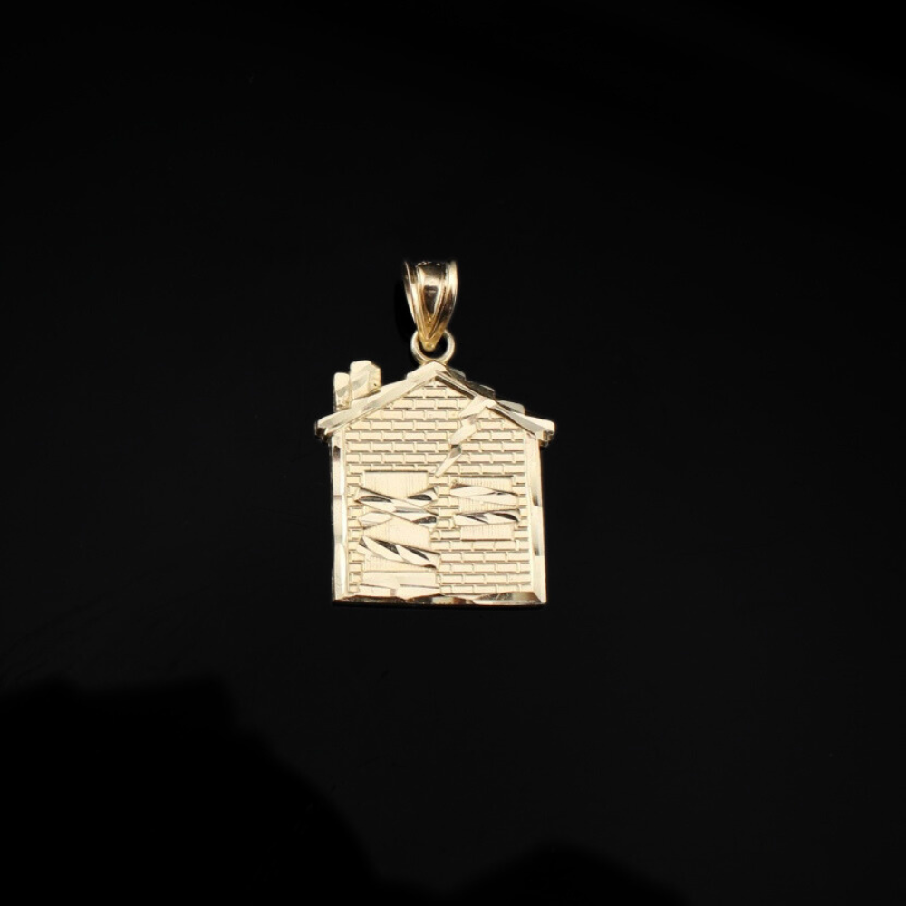 Colgante Traphouse de oro de 10K auténtico
