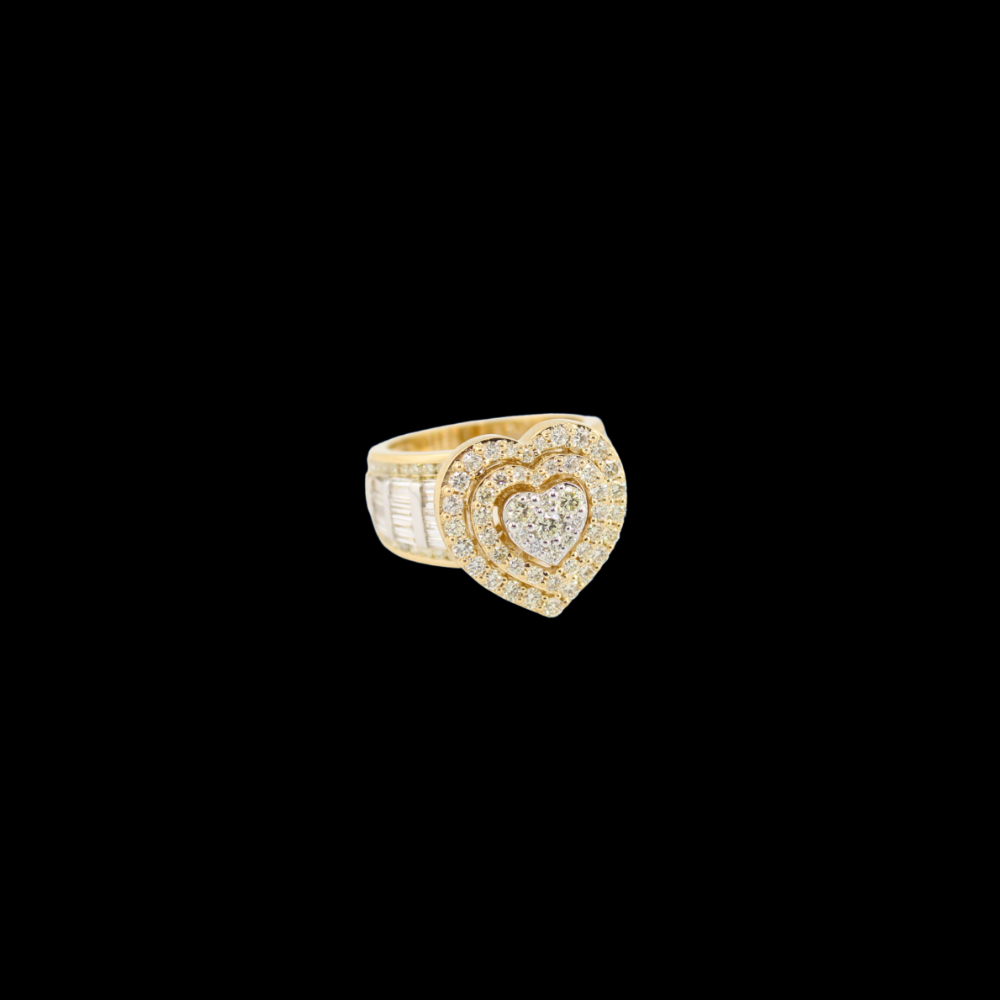 10K Diamond Womens Ring 1.8 ct
