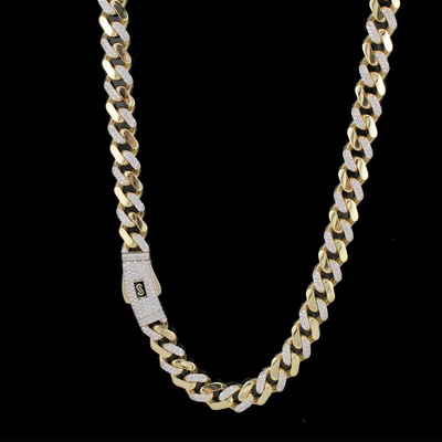 10K Monaco Cuban Chain Iced Out 24 in