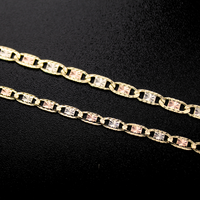 Real 14K Gold Valentino Chain Bracelet