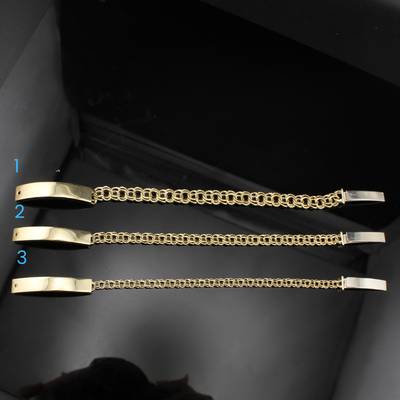 10k Gold Chino ID Ladies/Baby Bracelet