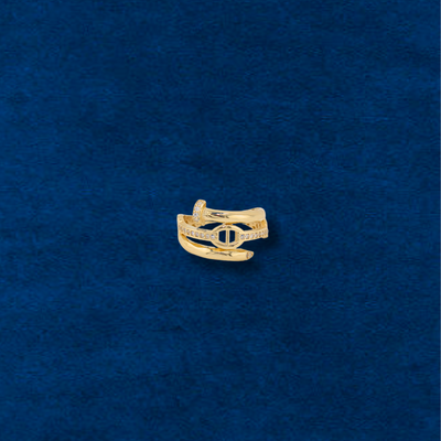 14K Women Nail Ring