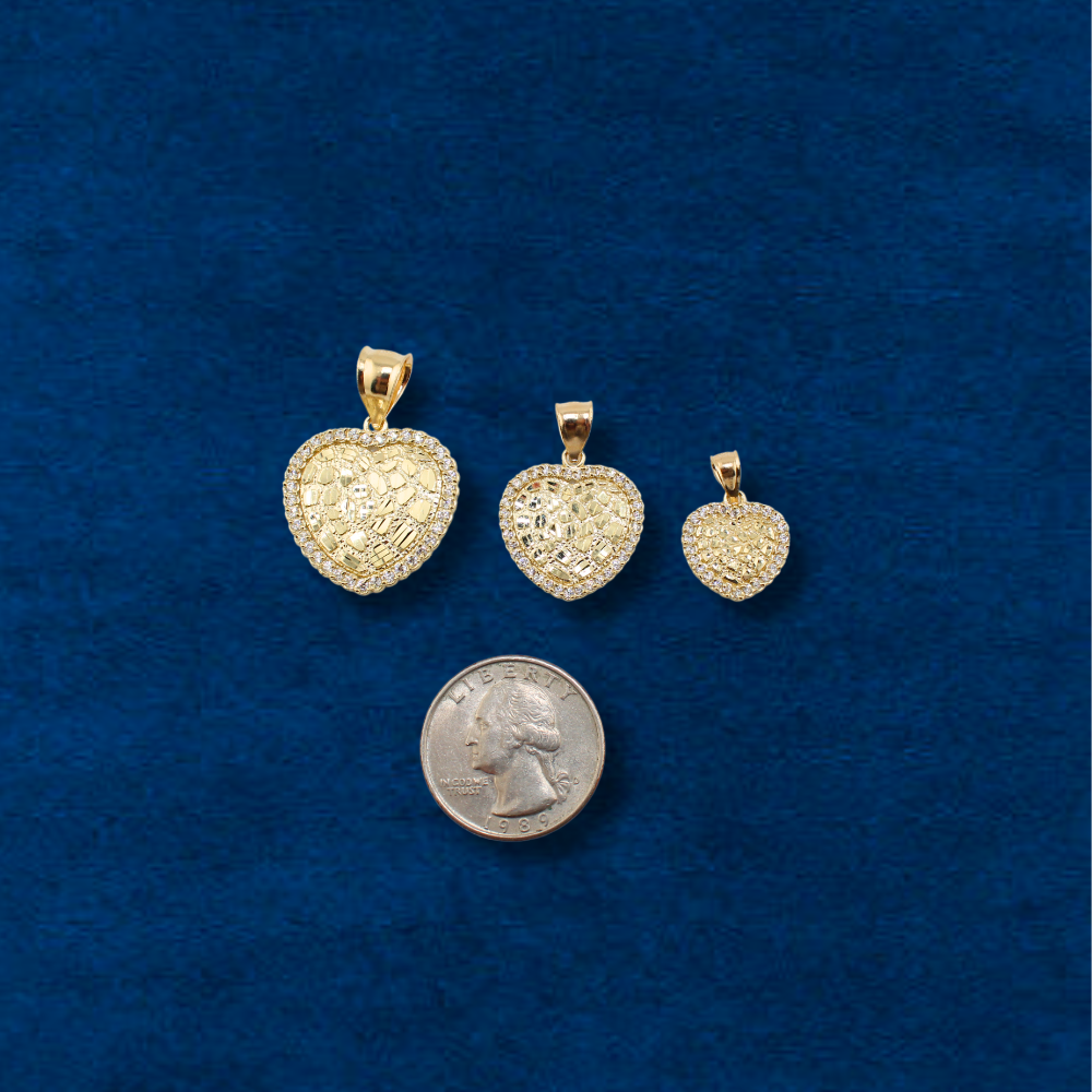 10K Heart Pendant