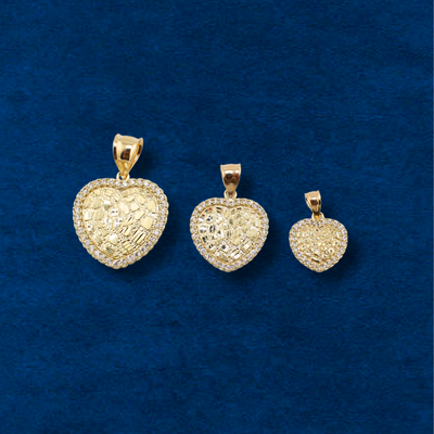 10K Heart Pendant
