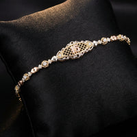 Real 14K Gold Quinceañera Bracelet