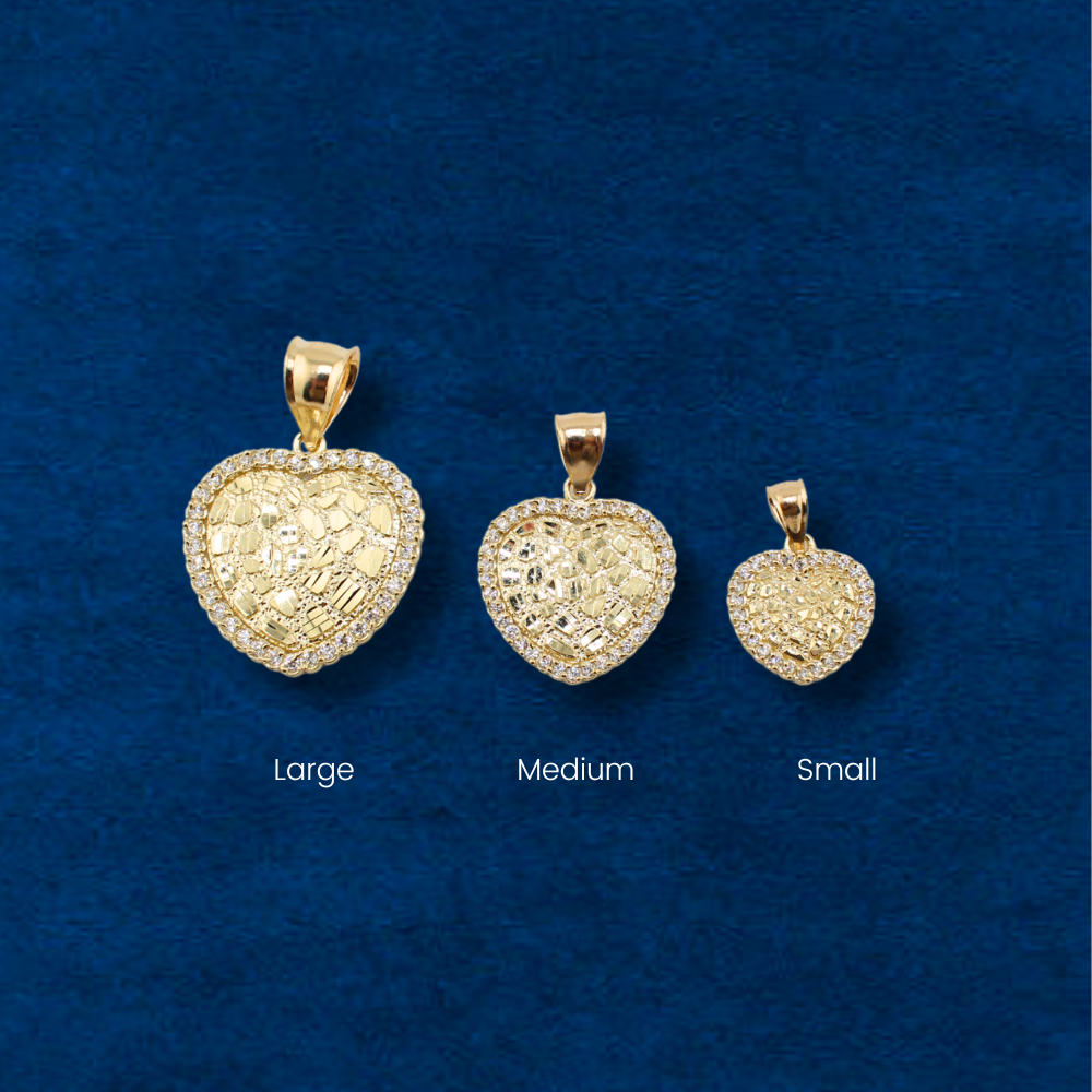 10K Heart Pendant
