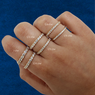 14K Diamond Band Ring