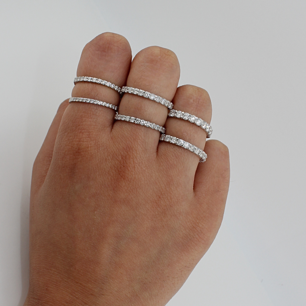 14K Diamond Band Ring