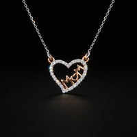 10K Diamond Mom Necklace 0.19 CTW