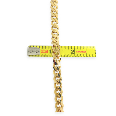 10K Royal Monoco Chain Bracelet 8 inch